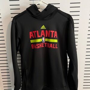 Adidas Black Hoodie with Graphic Accents